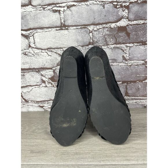 JEFFREY CAMPBELL Ibiza Last Strappy Open Toe Wedge Heel Black Leather Size 5M US - Picture 4 of 16